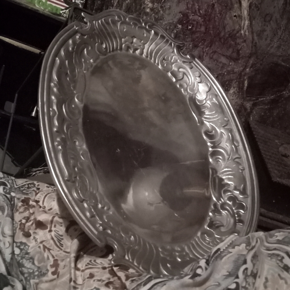 Silver Oval Tray